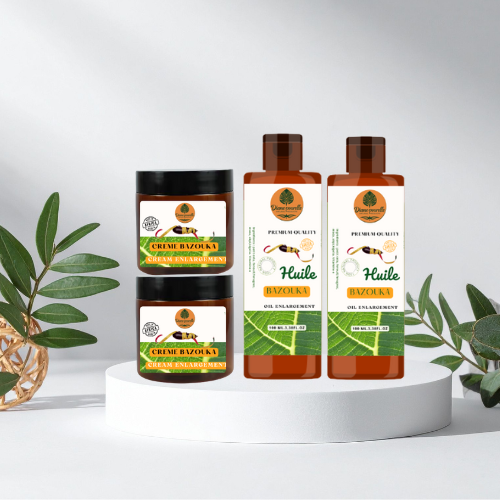 PACK DE 3 HUILE BAZOUKA : AGRANDISSEMENT GÉNITAL DE L'HOMME 100