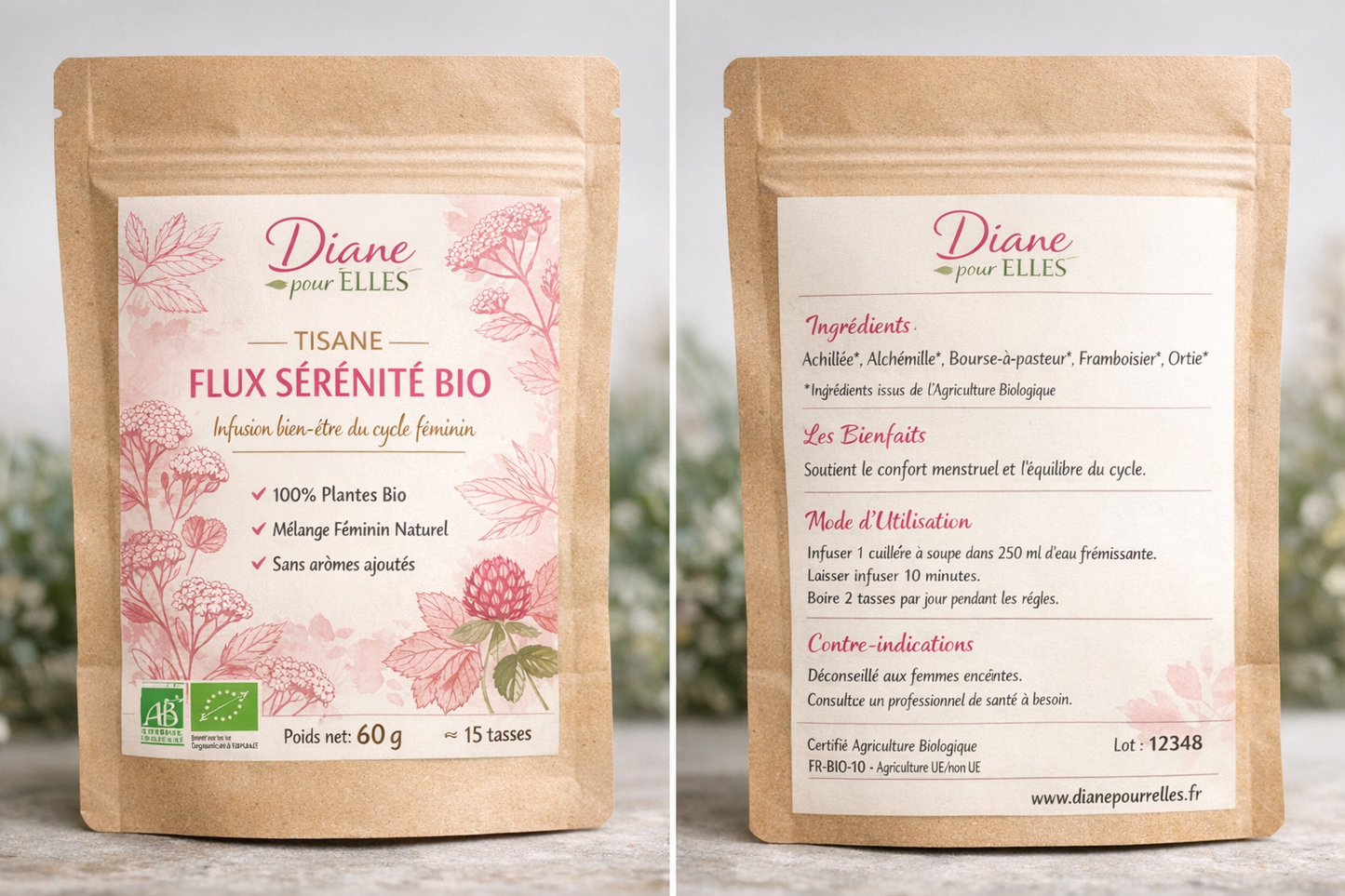 TISANE FLUX SÉRÉNITÉ (infusion bien-être du cycle féminin)