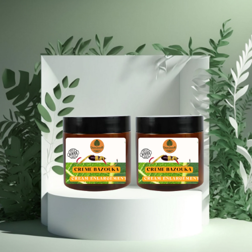 PACK DE 4  CRÈMES & HUILES BAZOUKA AGRANDISSEMENT GÉNITAL DE L'HOMME 100% BIO