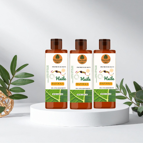 PACK DE 3 HUILE  BAZOUKA : AGRANDISSEMENT GÉNITAL DE L'HOMME 100