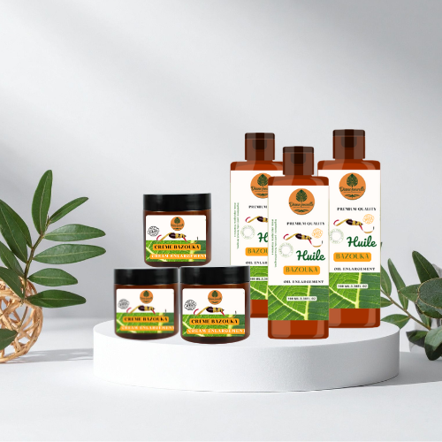 PACK DE 3 CRÈMES BAZOUKA  AGRANDISSEMENT GÉNITAL L'HOMME 1OO% BIO (Copie)