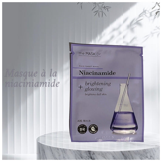 Masque Coréen en tissu pour le visage à la niacinamide The MASK DR. X 2