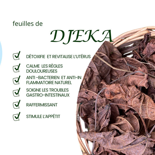 Djéka - Feuilles séchées en vrac