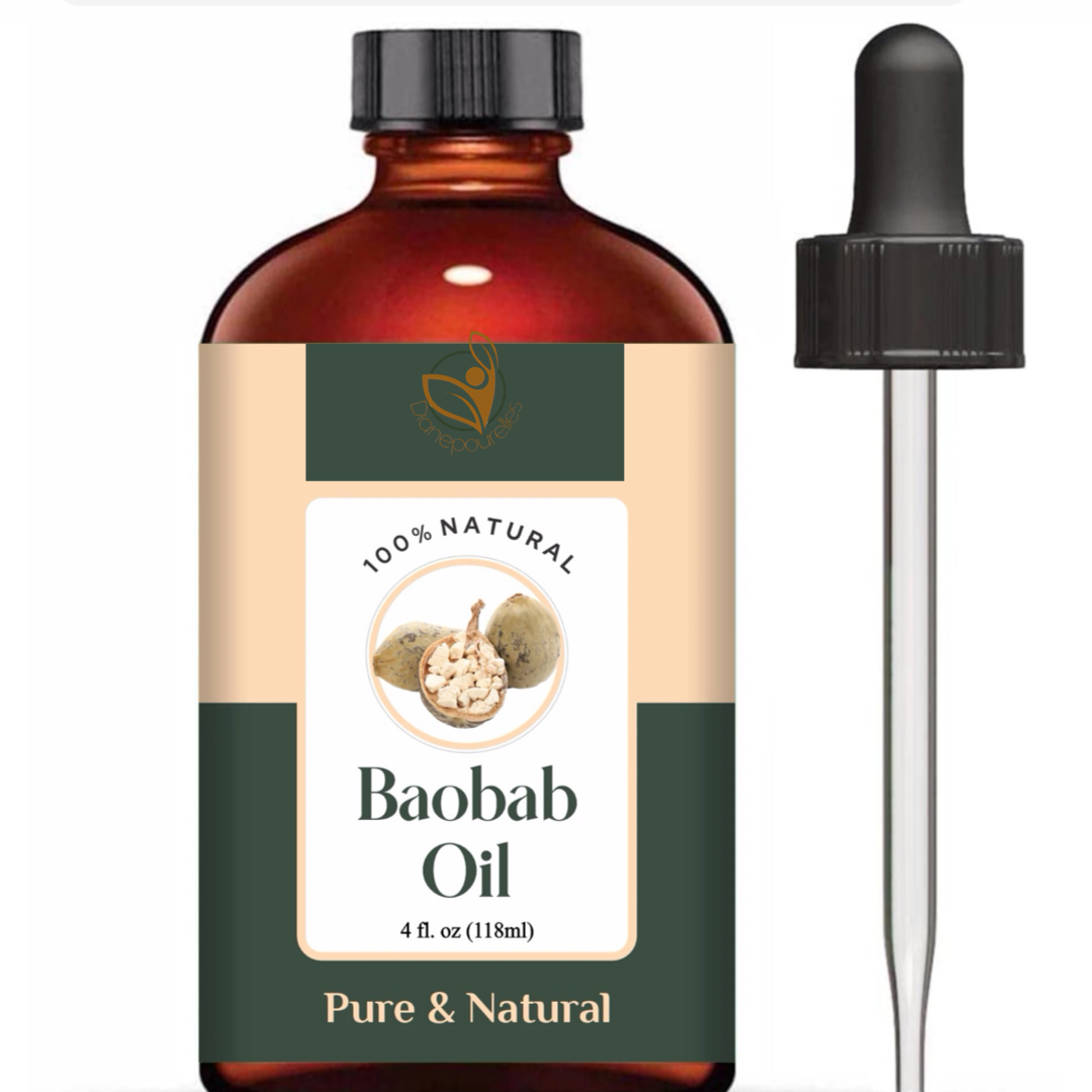 BAOBAB - HUILE VÉGÉTALE VIERGE BIO - FLACON EN VERRE